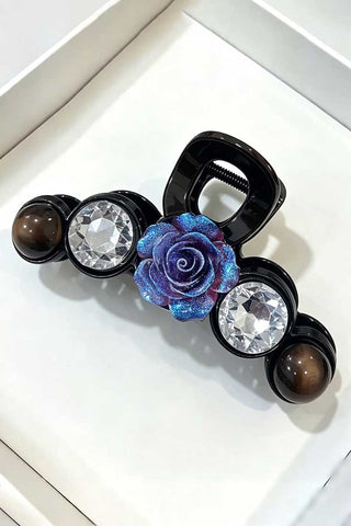 Marbled Sphere Stack Hair Claw Clip
