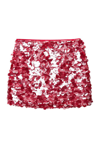 Sequin A-Line Mini Skirt