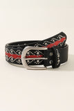 Studded Rhinestone Buckle Belt
