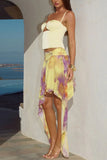 Floral Mini Skirt
