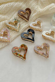 Hollow Heart-Shaped Hair Claw Clip