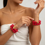Chunky Beaded Stretch Bracelet