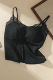 Lace Trim Sweetheart Neck Camisole