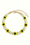 Floral Beaded Decorative Bracelet