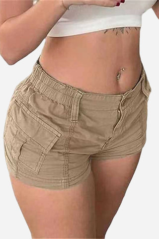 High-Waist Casual Shorts