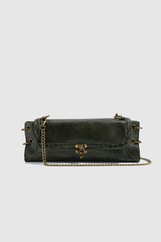 Chain Strap Flap Crossbody Bag