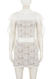 Elegant Lace Skirt Set
