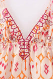 Patterned V-Neck Camisole Top