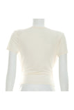 Elegant Wrap V-Neck T-Shirt