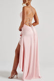 Ruffle High-Low Spaghetti Strap Casual Dress