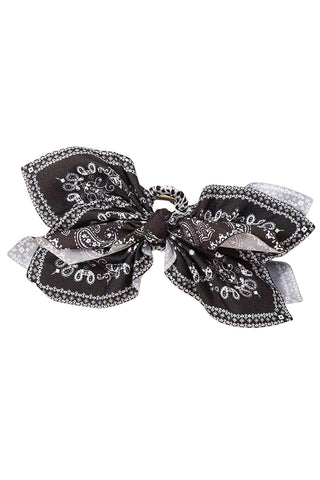 Paisley Bow Hair Accessory