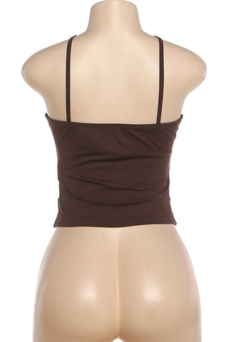 Halter Bodycon Sleeveless Top