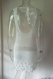 Sleeveless Mesh Vacation Dress