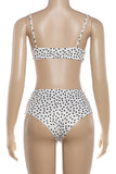 Polka Dot Bikini Set with Cover-Up