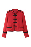 Military-Inspired Trim Jacket