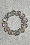 Iridescent Bead and Translucent Resin Bangle