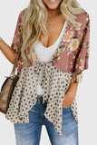 Floral Tie-Front Blouse