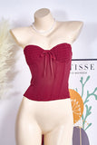 Strapless Ruched Tank Top