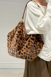 Faux Fur Slouchy Shoulder Bag