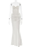Elegant Corset Skirt Set