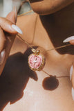 Ballerina Charm Apple Locket Necklace