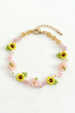 Floral Beaded Decorative Bracelet