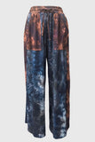 Drawstring Wide-Leg Casual Pants