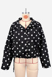 Button-Up Polka Dot Jacket