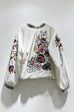 Floral Detail Puff Sleeve Blouse