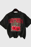 Cherries Graphic Print Crew Neck T-Shirt