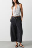 High-Waist Wide-Leg Baggy Jeans