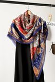 Floral Print Square Scarf