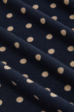 Polka Dot Ruched Bodycon Mini Dress