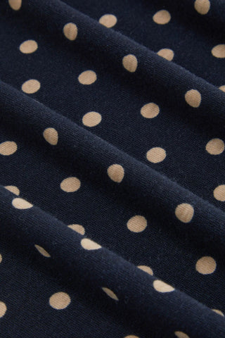 Polka Dot Ruched Bodycon Mini Dress
