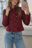 Double-Breasted Military Jacket