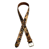 Studded Star Cowhide Belt