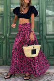 High-Waist Flowing Maxi Skirt