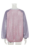 Graphic Sparkle Long Sleeve Top