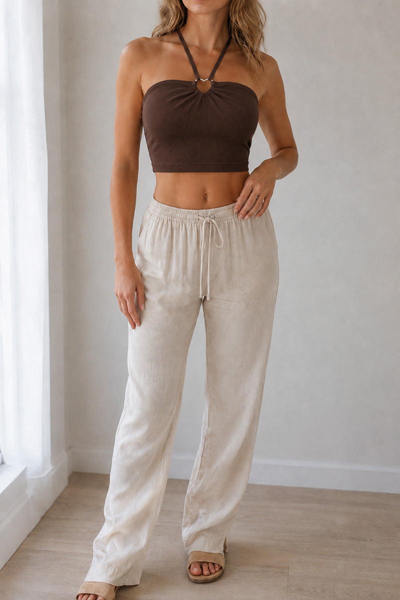 Abstract Geometric Halter Skirt Set