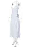 Elegant Wrap Skirt Set