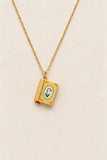 Mini Book Pendant Necklace