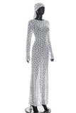 Polka Dot Long Sleeve Dress