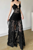 Spaghetti Strap Lace Dress
