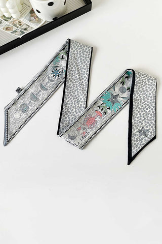 Tarot Patterned Printed Scarf