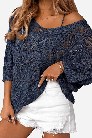 Stylish Crochet Knit Top
