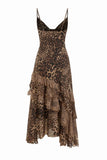 Tiered Ruffle Midi Dress