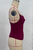 Beaded Strap Cowl Neck Cami Top