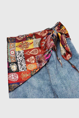 Paisley Print Tie Scarf