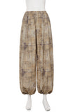 Elastic-Waist Relaxed Fit Pants