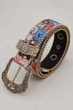 Floral Embellished Belt
